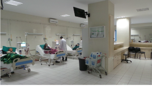 Support for the construction of a dialysis center